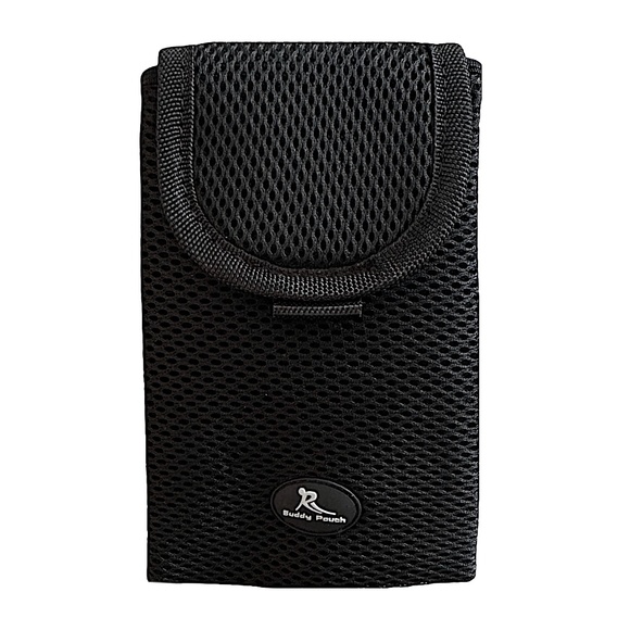 BUDDY POUCH Magnetic Belt-Free Phone Pouch 4”x 6.5” Black Yoga Running Biking - Picture 1 of 6